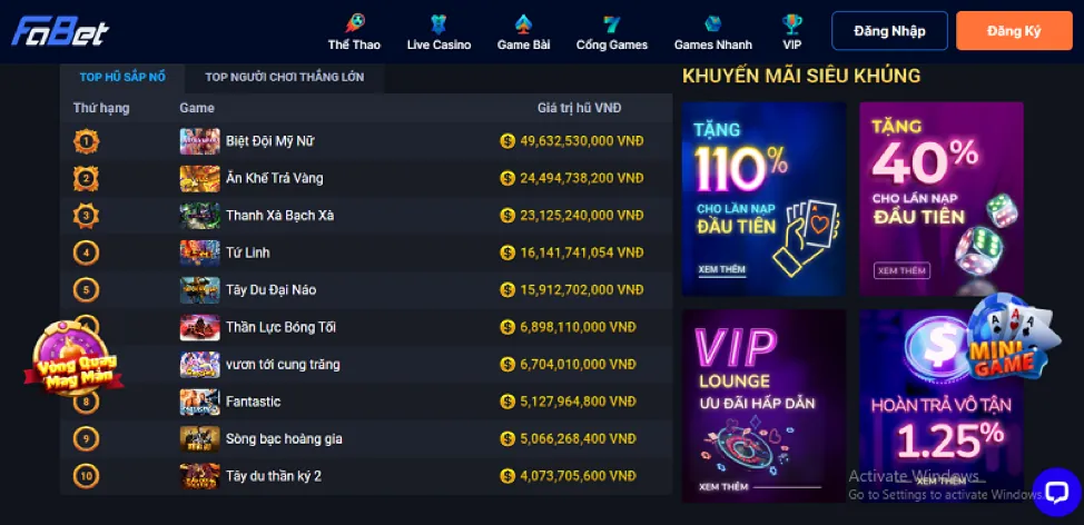 Game bắn cá hiện đại